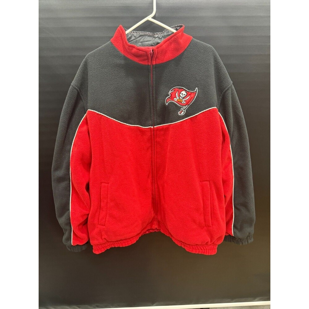 TAMPA BAY BUCS Reversible Fleece/Nylon JACKET Officially Licensed Mens Size XXL